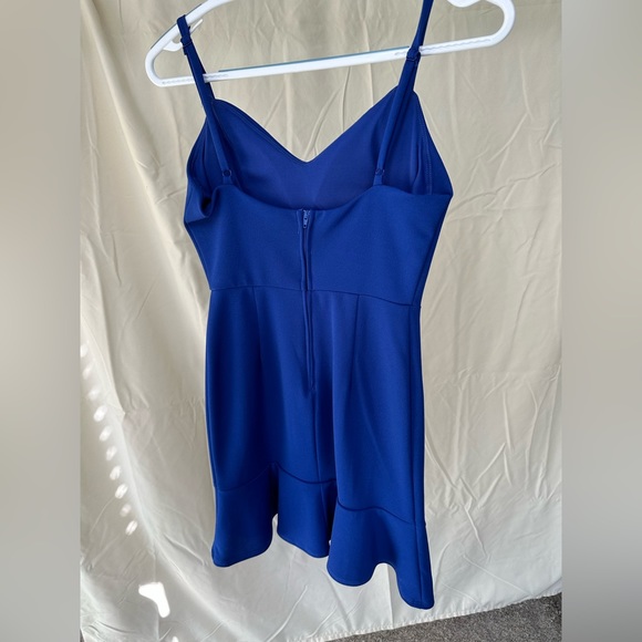 Midnight Doll Royal Blue Cocktail Dress - Picture 3 of 4